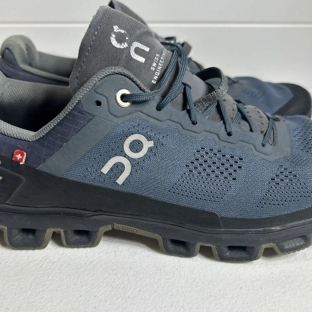 On Cloud Men’s Shoes Size 10 Gray Cloudventure Shadow Rock Running Sneakers